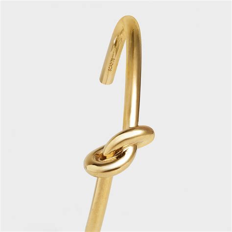 celine brass knot bracelet|celine knot bracelet gold.